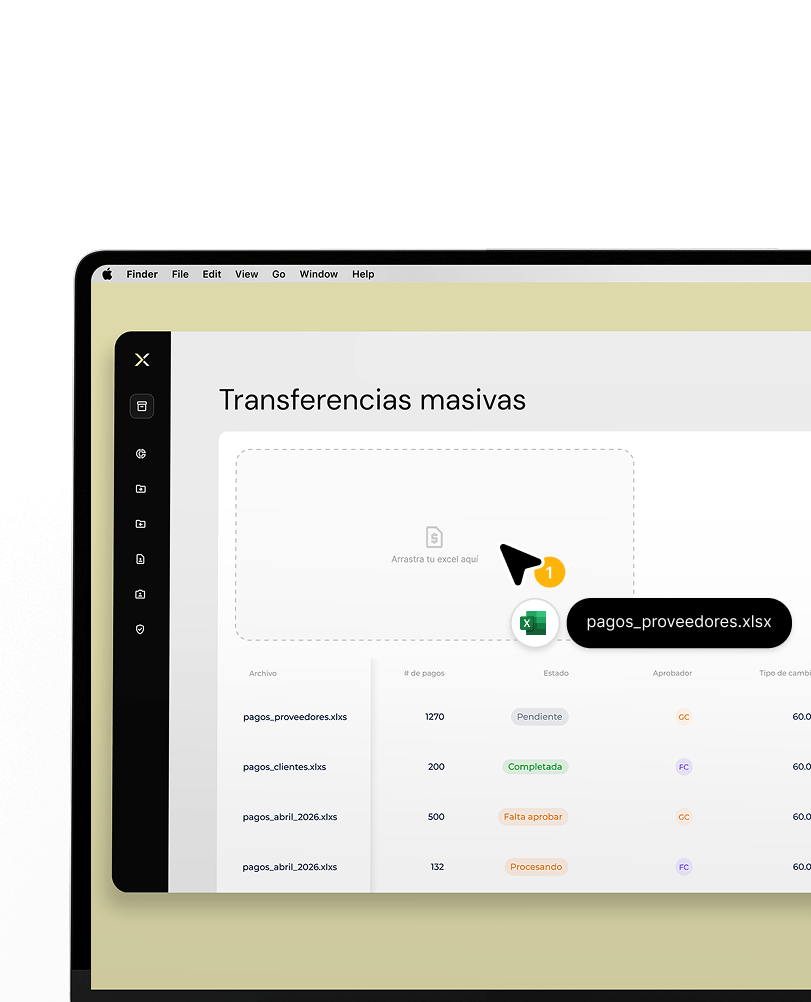 Transferencias masivas